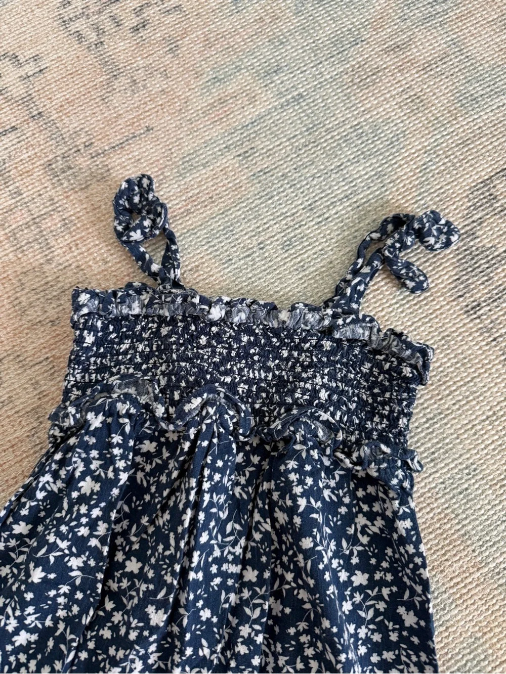Old Navy Floral Ruffle Smocked Dress Size 5